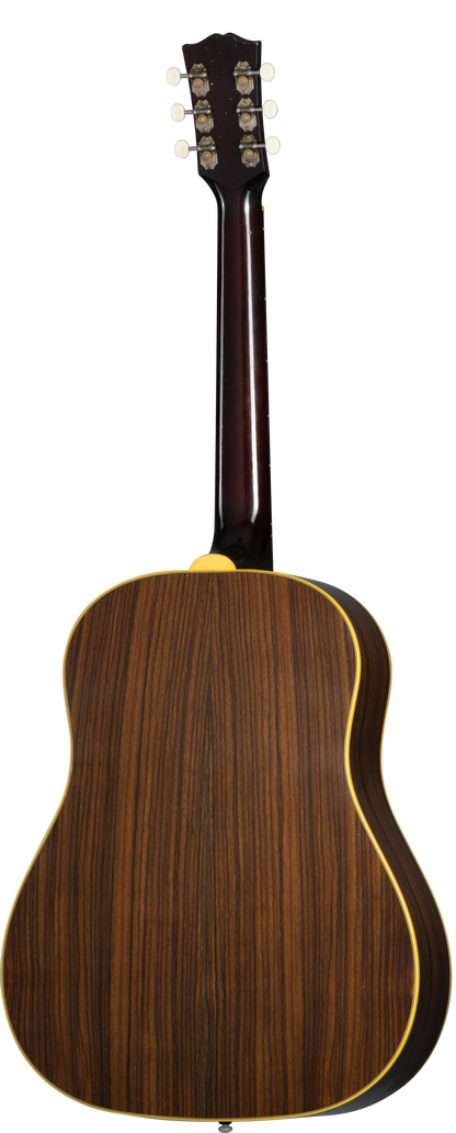 Back of Gibson 1942 Banner Southern Jumbo Light Aged Vintage Sunburst.