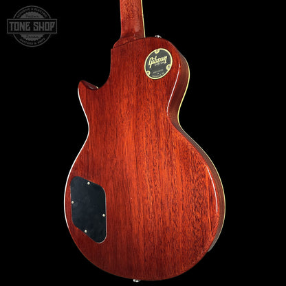 Back right angle of Gibson Custom 1959 Les Paul Sunrise Tea Burst Ultra Light Aged 933934 body.