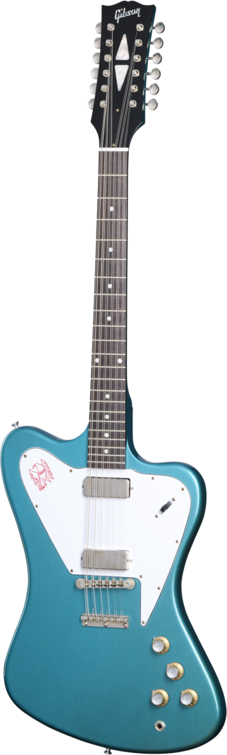 Full frontal of Gibson Custom 1965 Non-Reverse Firebird 12-String Reissue.