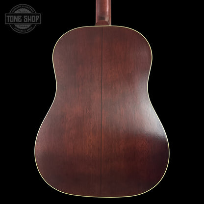 Back of Gibson Custom Dealer Select 1942 J-45 Historic Sinker Mahogany 23205028 body.