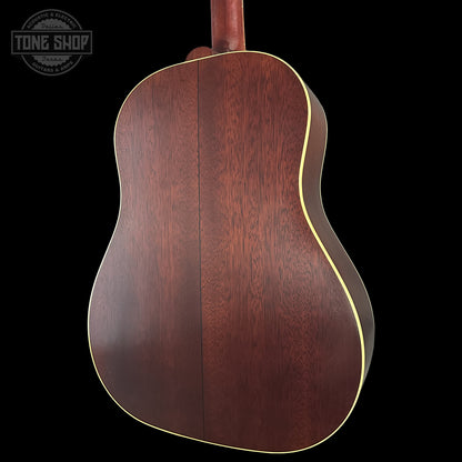 Back right angle of Gibson Custom Dealer Select 1942 J-45 Historic Sinker Mahogany 23205029.