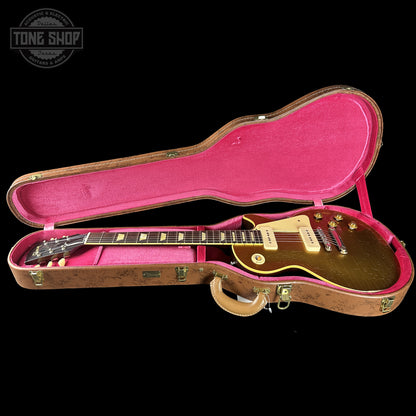 Gibson Custom Dealer Select 1956 Les Paul Chambered Goldtop Aged 64545 in case.