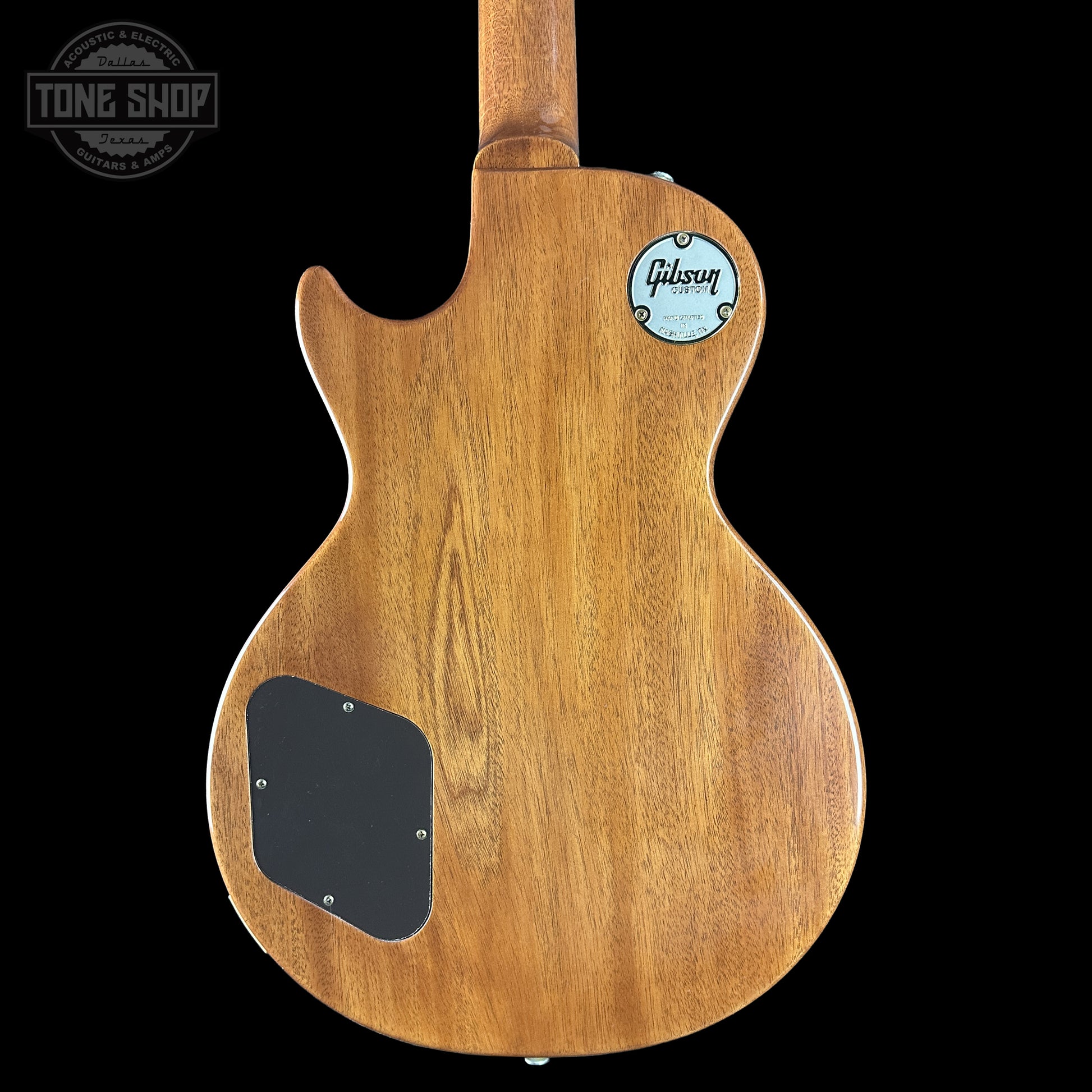 Back of body of Gibson Custom Dealer Select 1956 Les Paul Double Gold Bigsby Ultra Light Aged 65466.