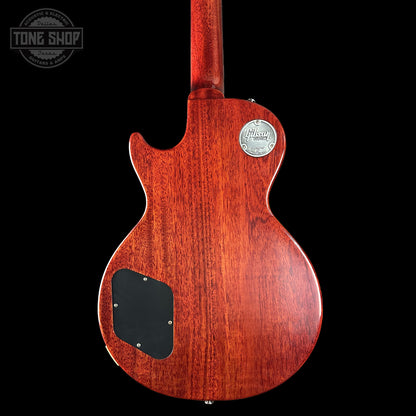 Back of Gibson Custom Dealer Select 1958 Les Paul Chambered Factory Burst VOS 84815 body.