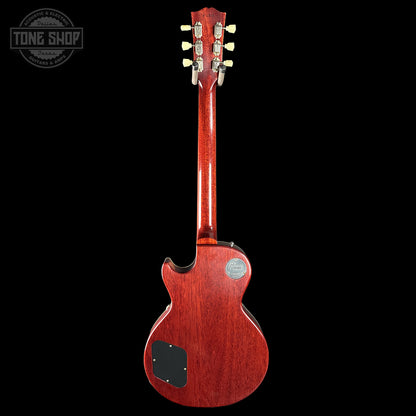 Back of Gibson Custom Dealer Select 1958 Les Paul Chambered Factory Burst VOS 84816.