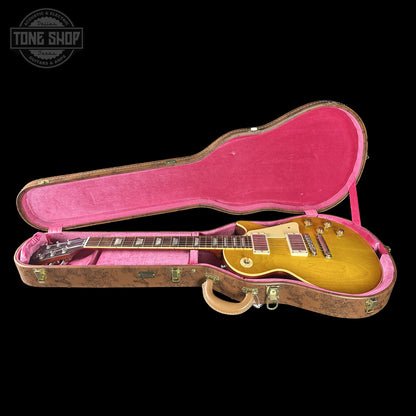 Gibson Custom Dealer Select 1958 Les Paul Chambered Lemon Burst Light Aged 84634 in case.