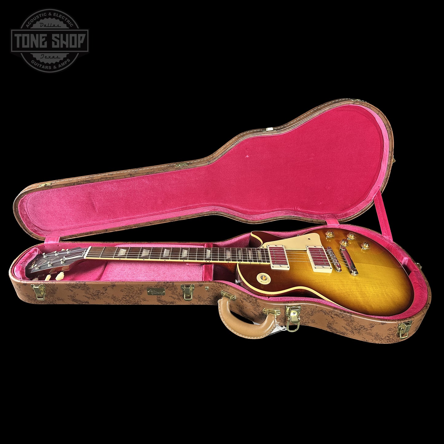 Gibson Custom Dealer Select 1958 Les Paul Chambered Slow Iced Tea Fade VOS 84979 in case.