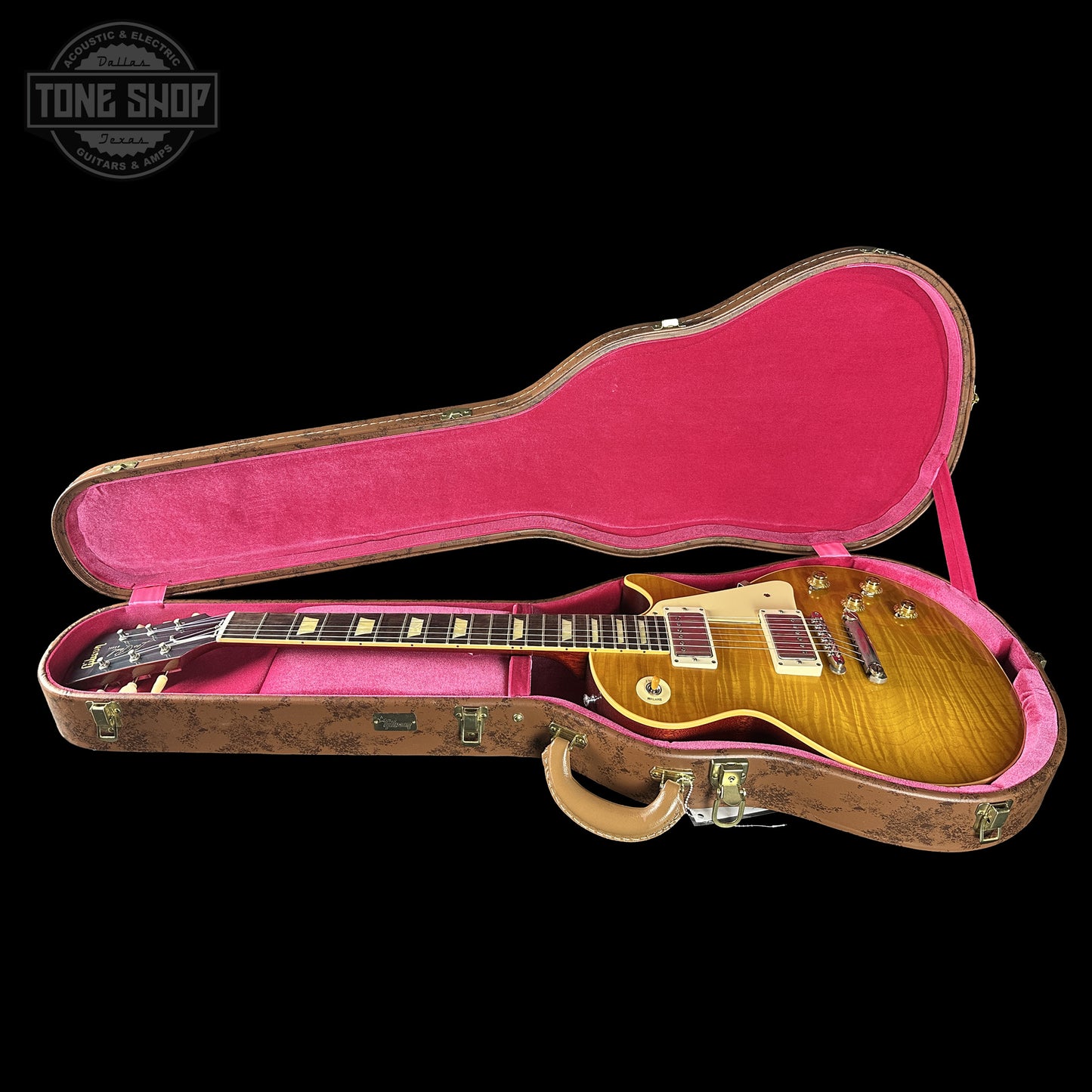 Gibson Custom Dealer Select 1959 Les Paul Chambered Lemon Burst Ultra Light Aged 943677 in case.