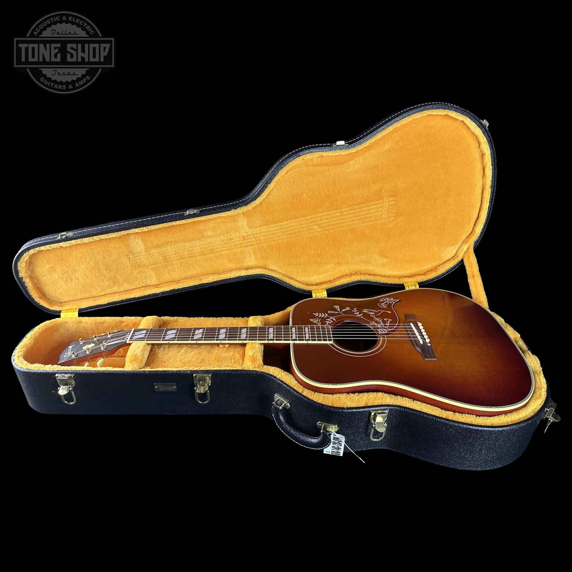 Gibson Custom Dealer Select 1960 Hummingbird Reissue Sinker Heritage Cherry Sunburst 23175191 in case.