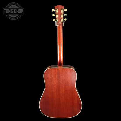 Back of Gibson Custom Dealer Select 1960 Hummingbird Reissue Sinker Heritage Cherry Sunburst 23175197.