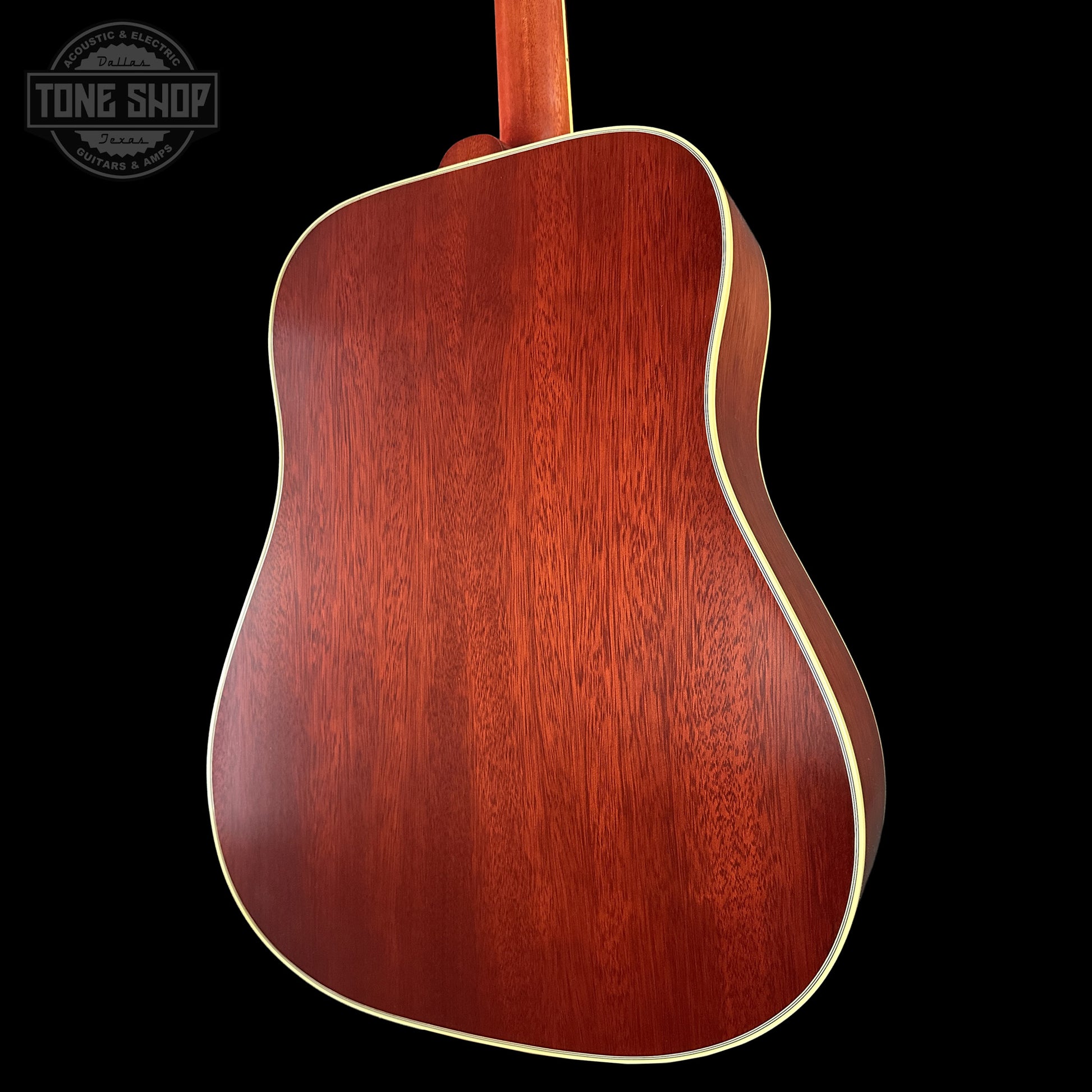 Back right angle of Gibson Custom Dealer Select 1960 Hummingbird Reissue Sinker Heritage Cherry Sunburst 23175197.