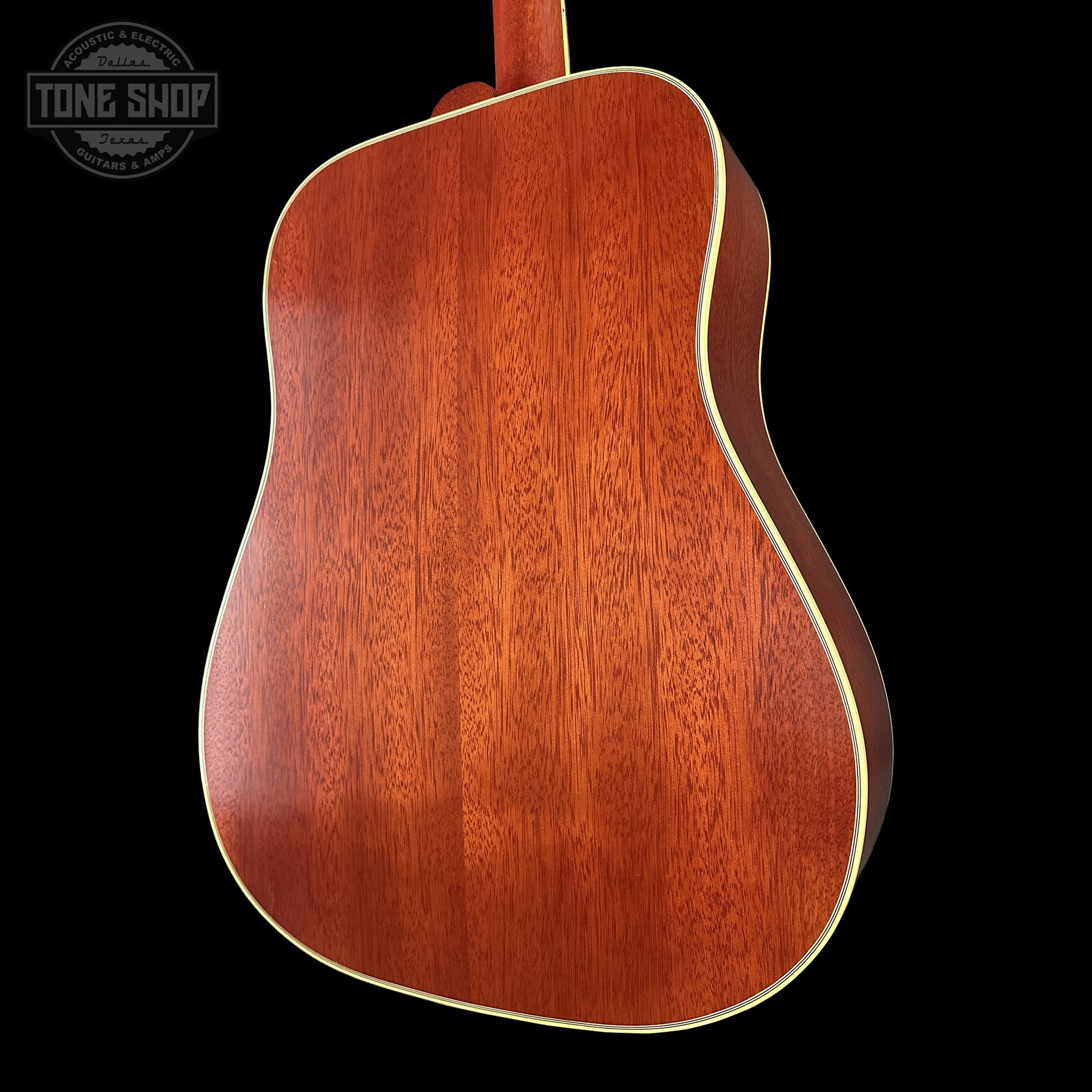 Back right angle of Gibson Custom Dealer Select 1960 Hummingbird Reissue Sinker Heritage Cherry Sunburst 23175199.