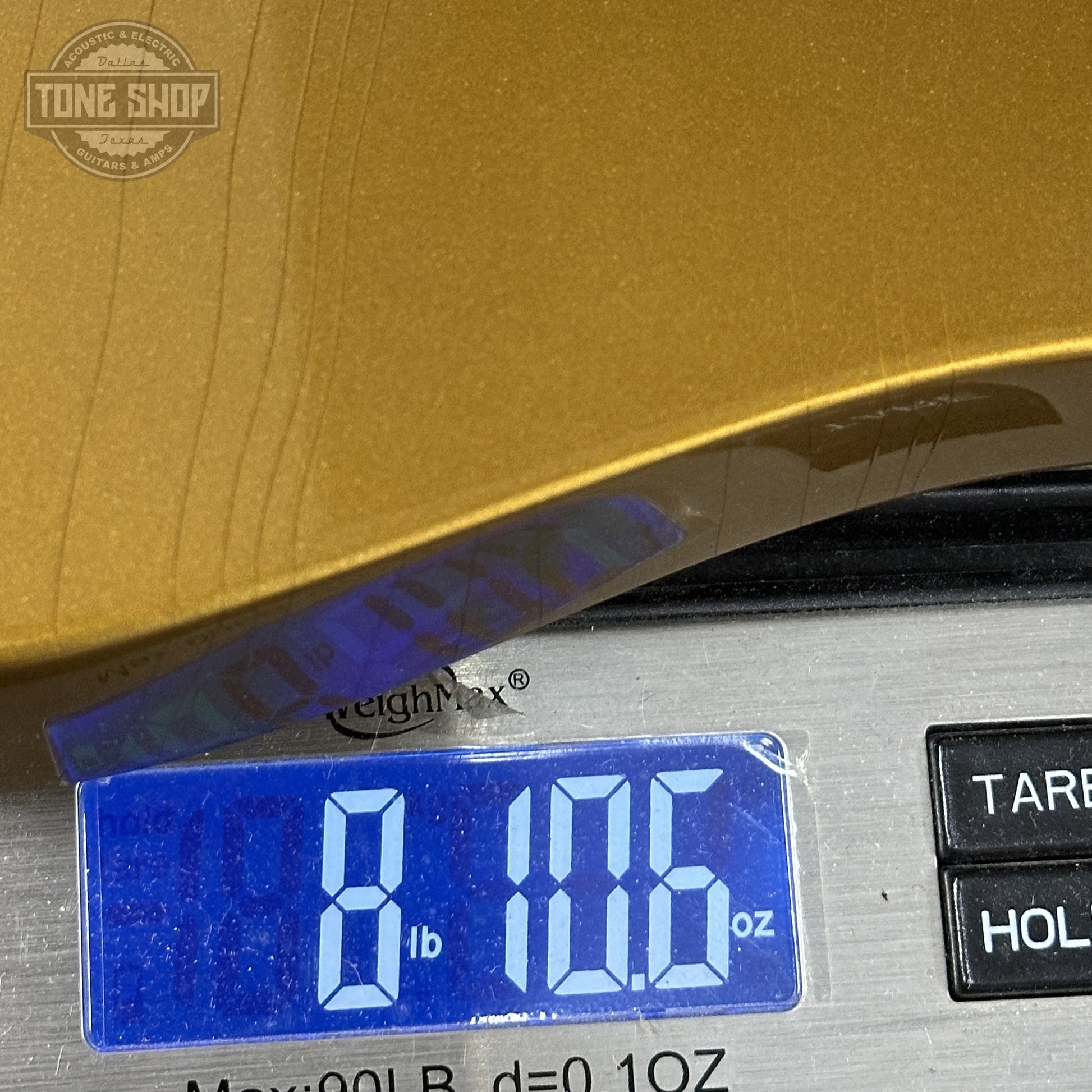 Weight of Gibson Custom Dealer Select 1963 Firebird V Double Gold Ultra Light Aged 407683.