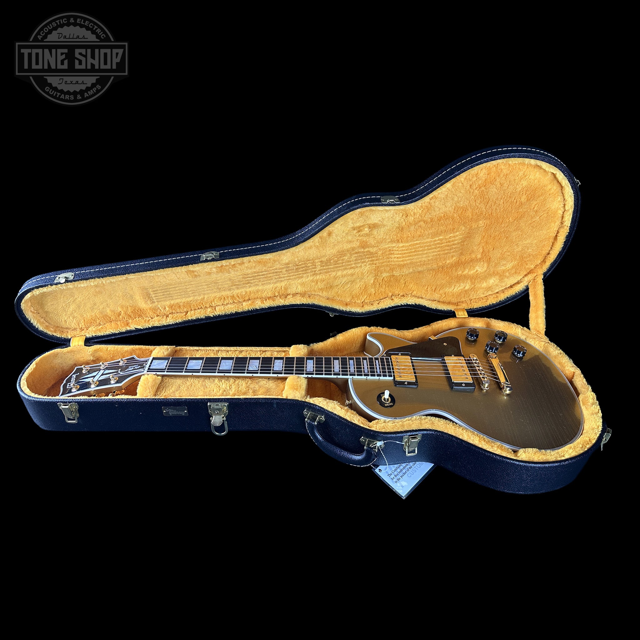 Gibson Custom Dealer Select Les Paul Custom Chambered Double Gold