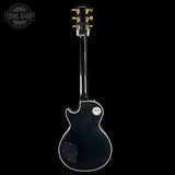 Back of Gibson Custom Dealer Select Les Paul Custom Ebony Ultra Light Aged CS502595.