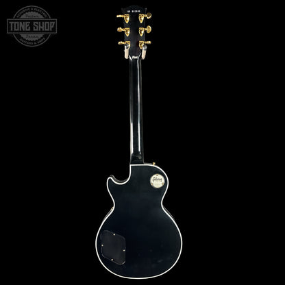 Back of Gibson Custom Dealer Select Les Paul Custom Ebony Ultra Light Aged CS502595.