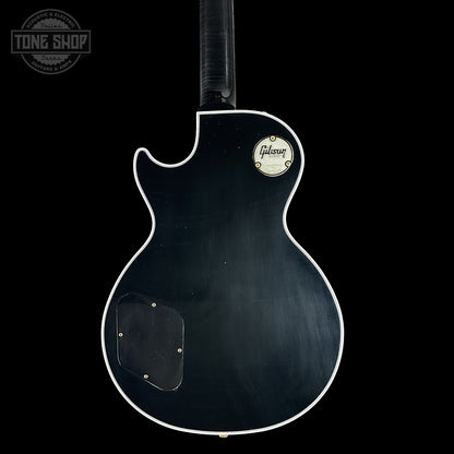 Back of Gibson Custom Dealer Select Les Paul Custom Ebony Ultra Light Aged CS502621 body.