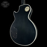 Back right angle of Gibson Custom Dealer Select Les Paul Custom Ebony Ultra Light Aged CS502621 body.