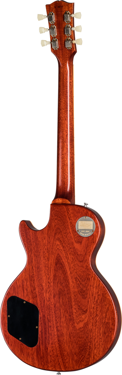 Back of Gibson Custom Shop 1960 Les Paul Standard Reissue VOS Tangerine Burst.