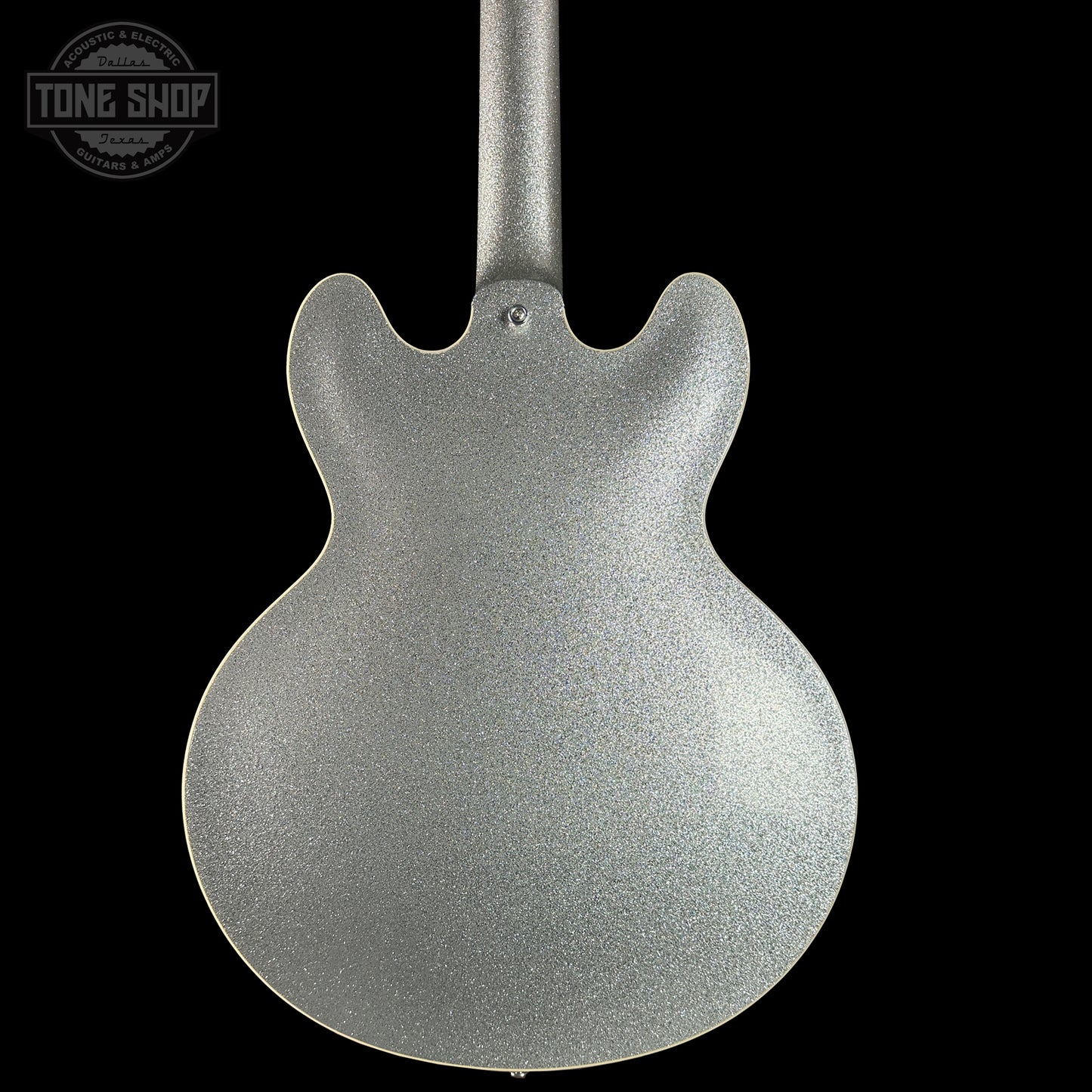 Back of Gibson Custom Shop Dealer Select 1964 ES-335 Patriot Sparkle 140413 body.