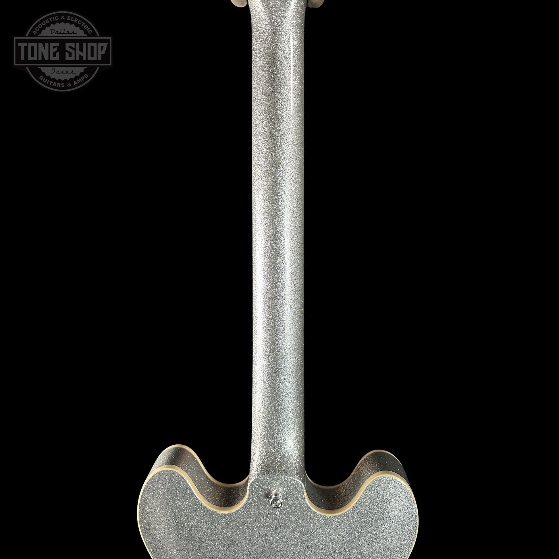 Back of Gibson Custom Shop Dealer Select 1964 ES-335 Patriot Sparkle 140413 neck.