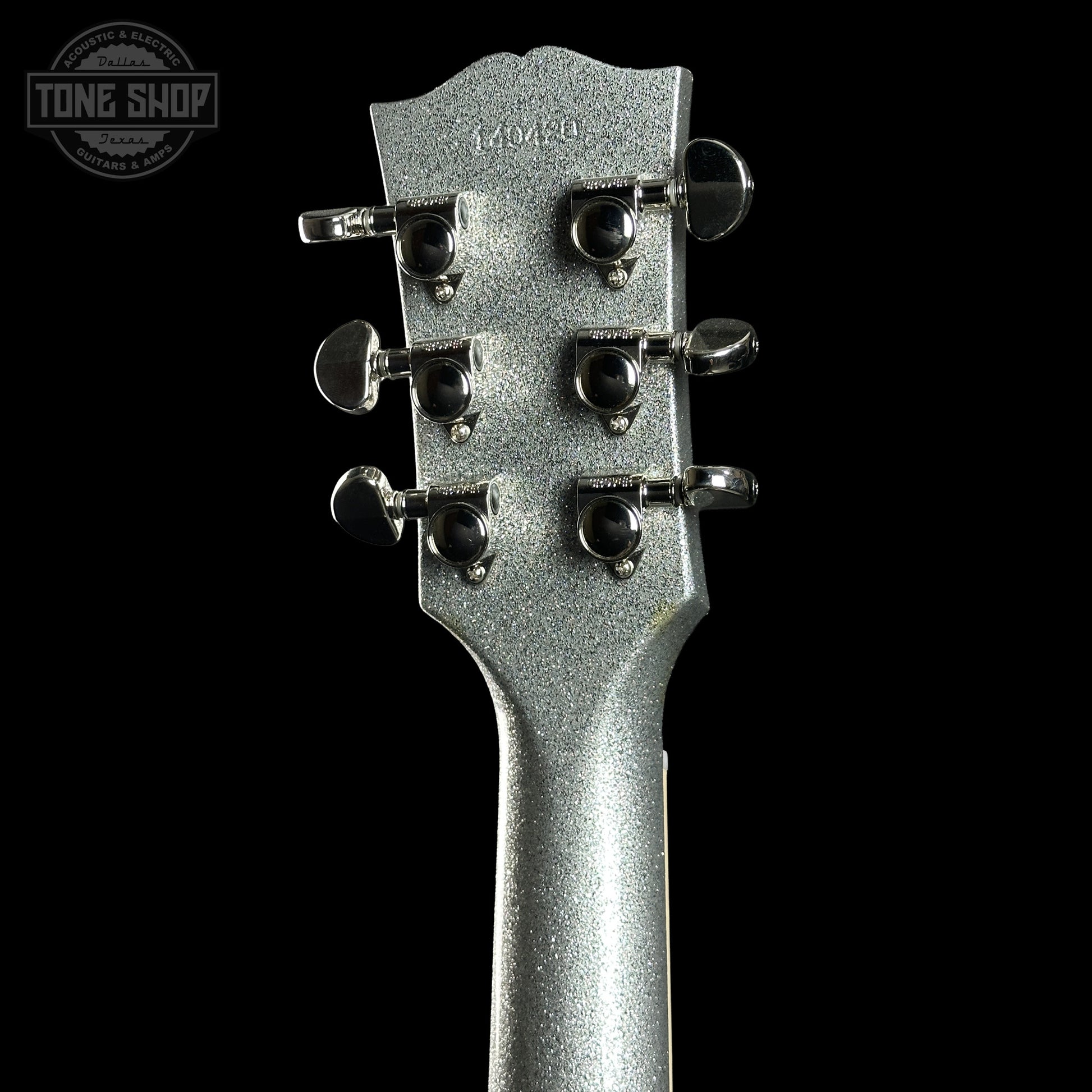 Back of Gibson Custom Shop Dealer Select 1964 ES-335 Patriot Sparkle 140420 headstock.