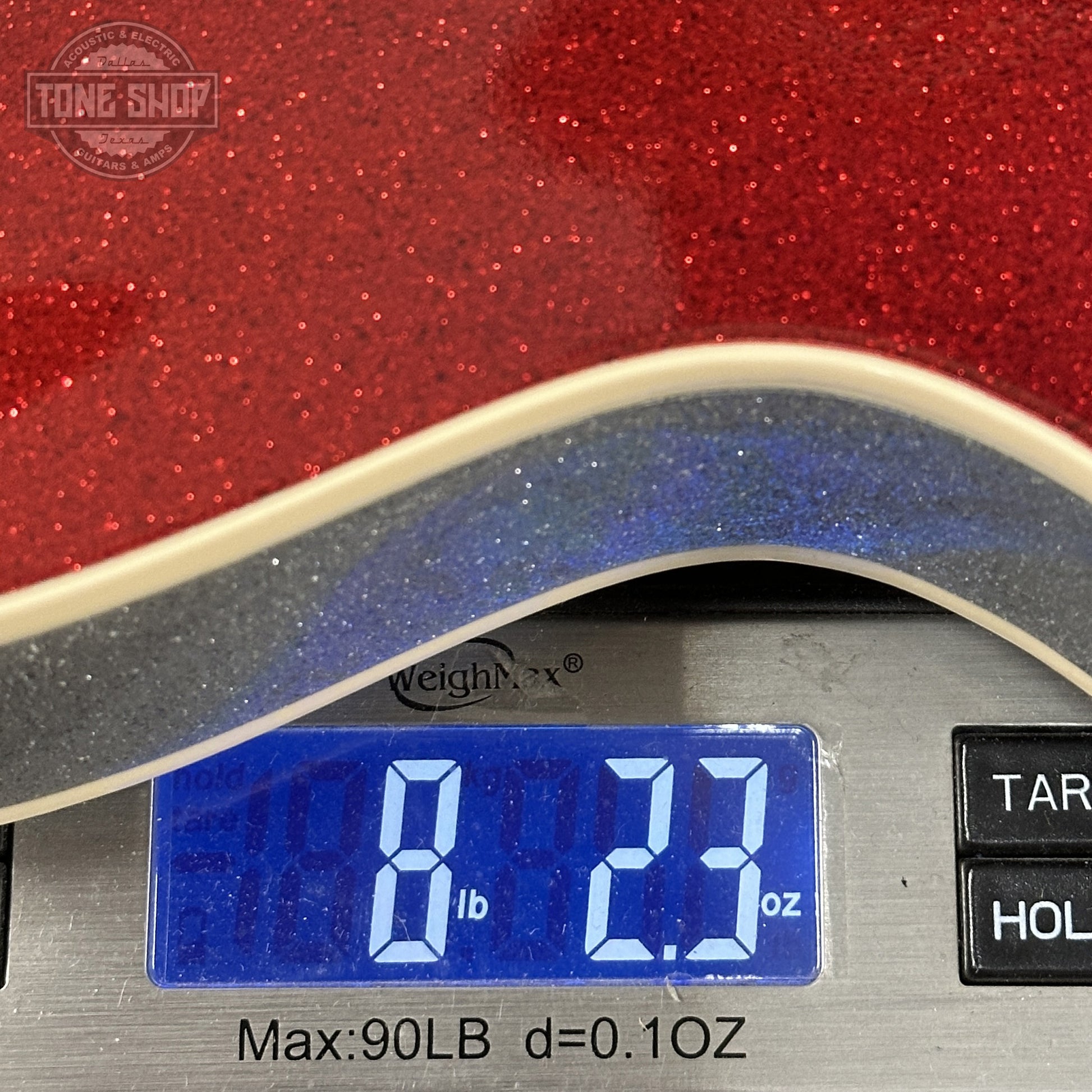 Weight of Gibson Custom Shop Dealer Select 1964 ES-335 Patriot Sparkle 140420.