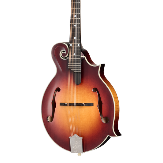 Front of Gibson Custom Shop Sierra Hull F 5G Sierra Burst VOS Varnish.