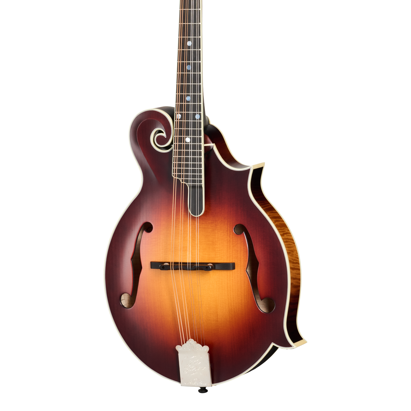 Front of Gibson Custom Shop Sierra Hull F 5 Master Model Sierra Burst VOS Varnish.