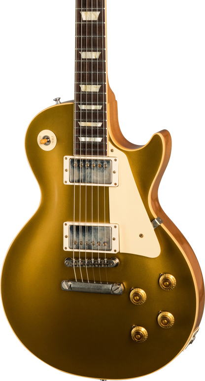 Front of Gibson Custom Shop '57 Les Paul Gold Top VOS NH.