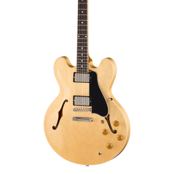 Front of Gibson ES-335 50s Vintage Natural.