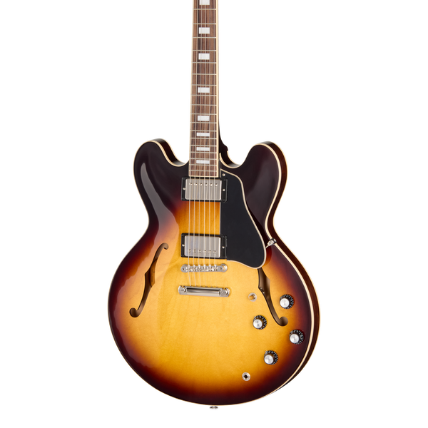 Front of Gibson ES-335 60s Vintage Burst.