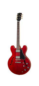 Full frontal of Gibson ES-335 Sixties Cherry.