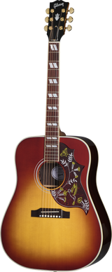 Full frontal of Gibson Hummingbird Standard Rosewood.