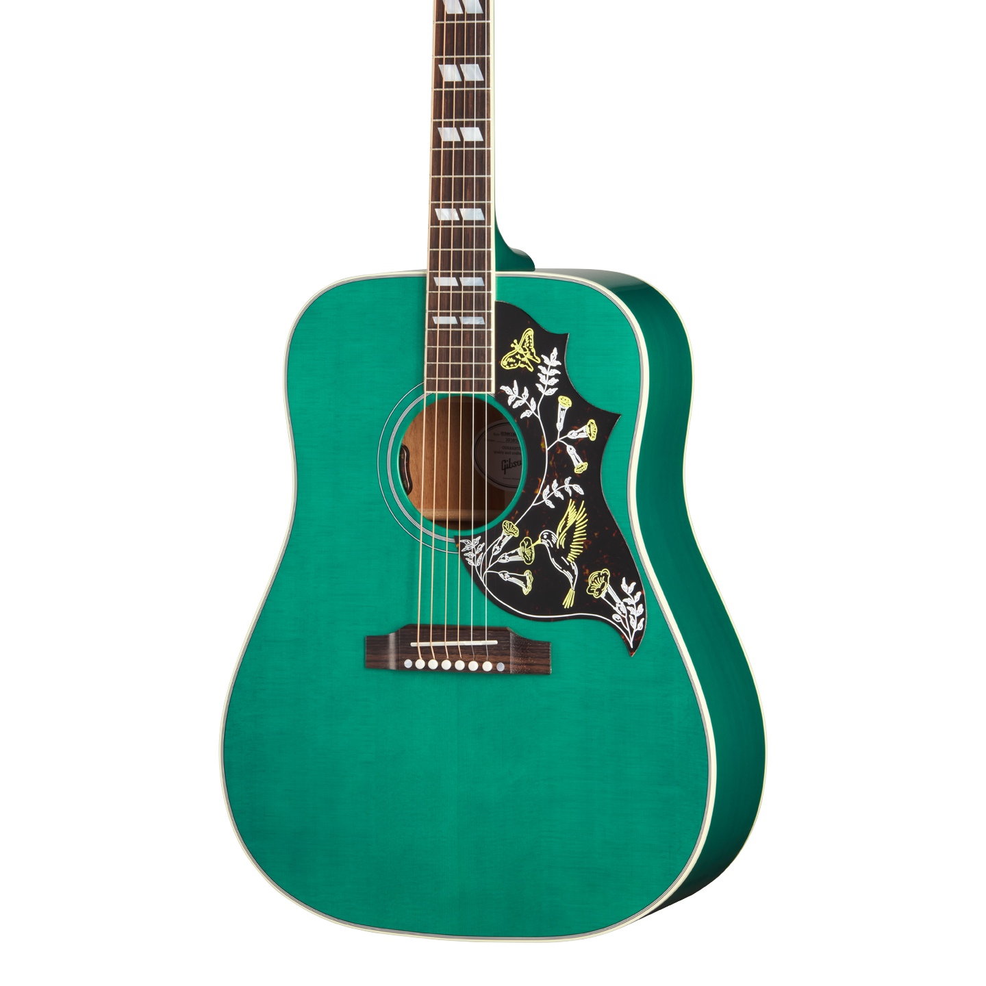 Gibson Hummingbird Standard Translucent Teal w/case