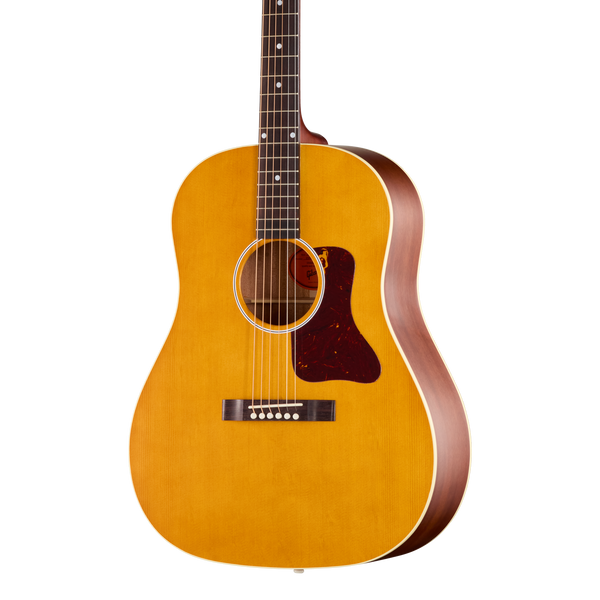 Front of Gibson J-45 Century 12-Fret Vintage Amber.