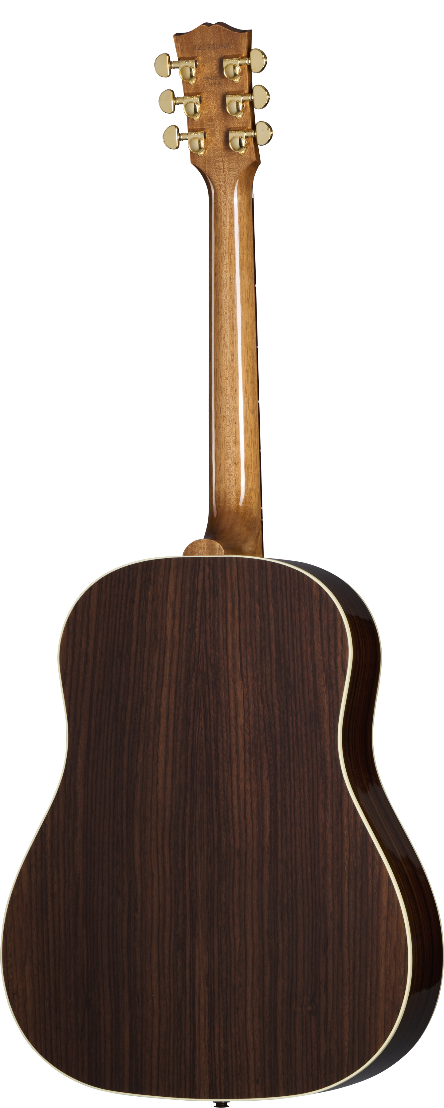 Back of Gibson J-45 Standard Rosewood.