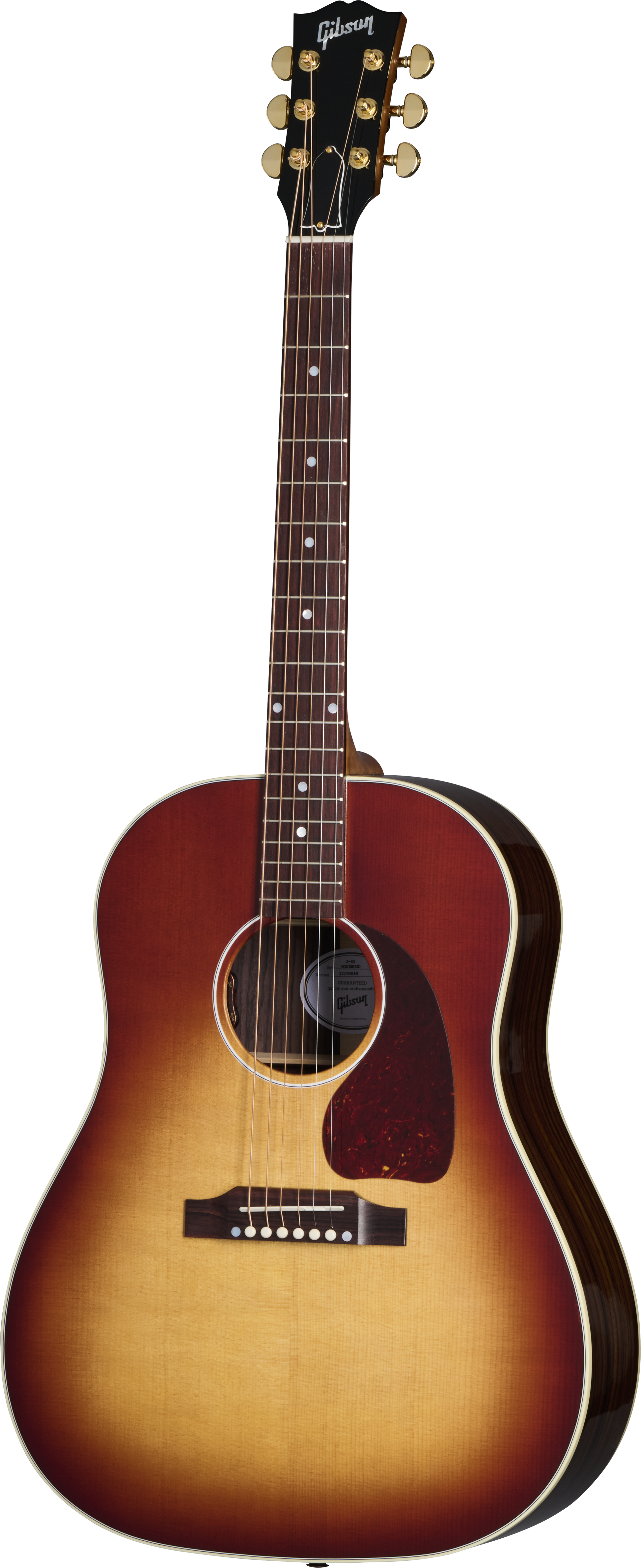 Full frontal of Gibson J-45 Standard Rosewood.