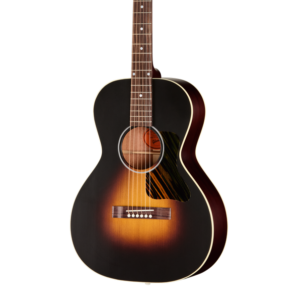 Front of Gibson L-00 Century 12-Fret Vintage Sunburst.