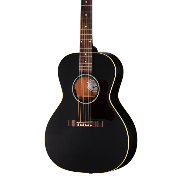 Front of Gibson L-00 Special Satin Ebony.