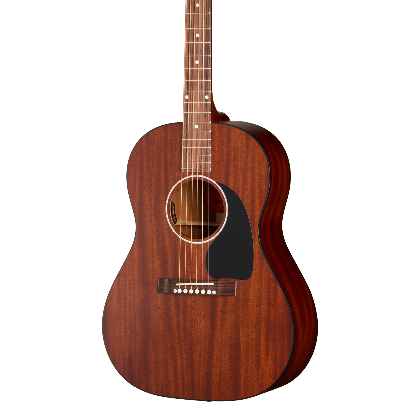 Front of Gibson LG 2 All Mahogany Faded Natural.