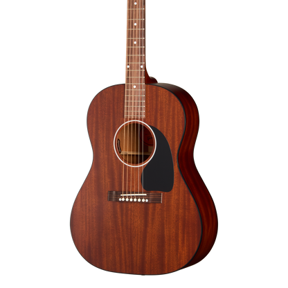 Front of Gibson LG 2 All Mahogany Faded Natural.