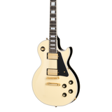Front of Gibson Les Paul Custom 70s Buttercream Top.