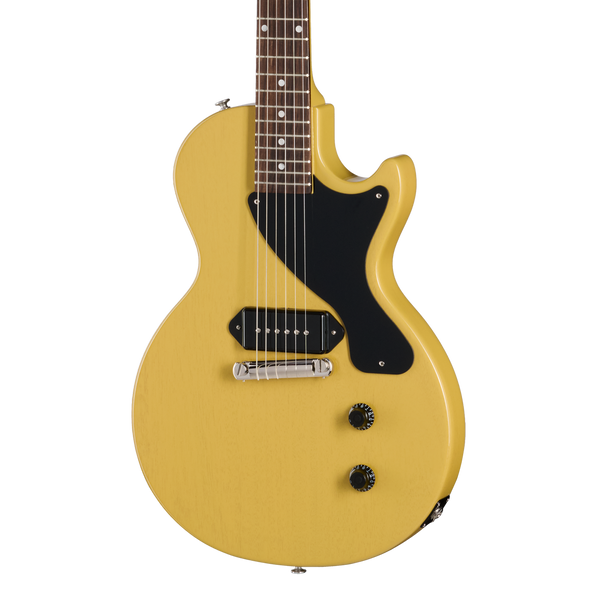 Front of Gibson Les Paul Junior TV Yellow.