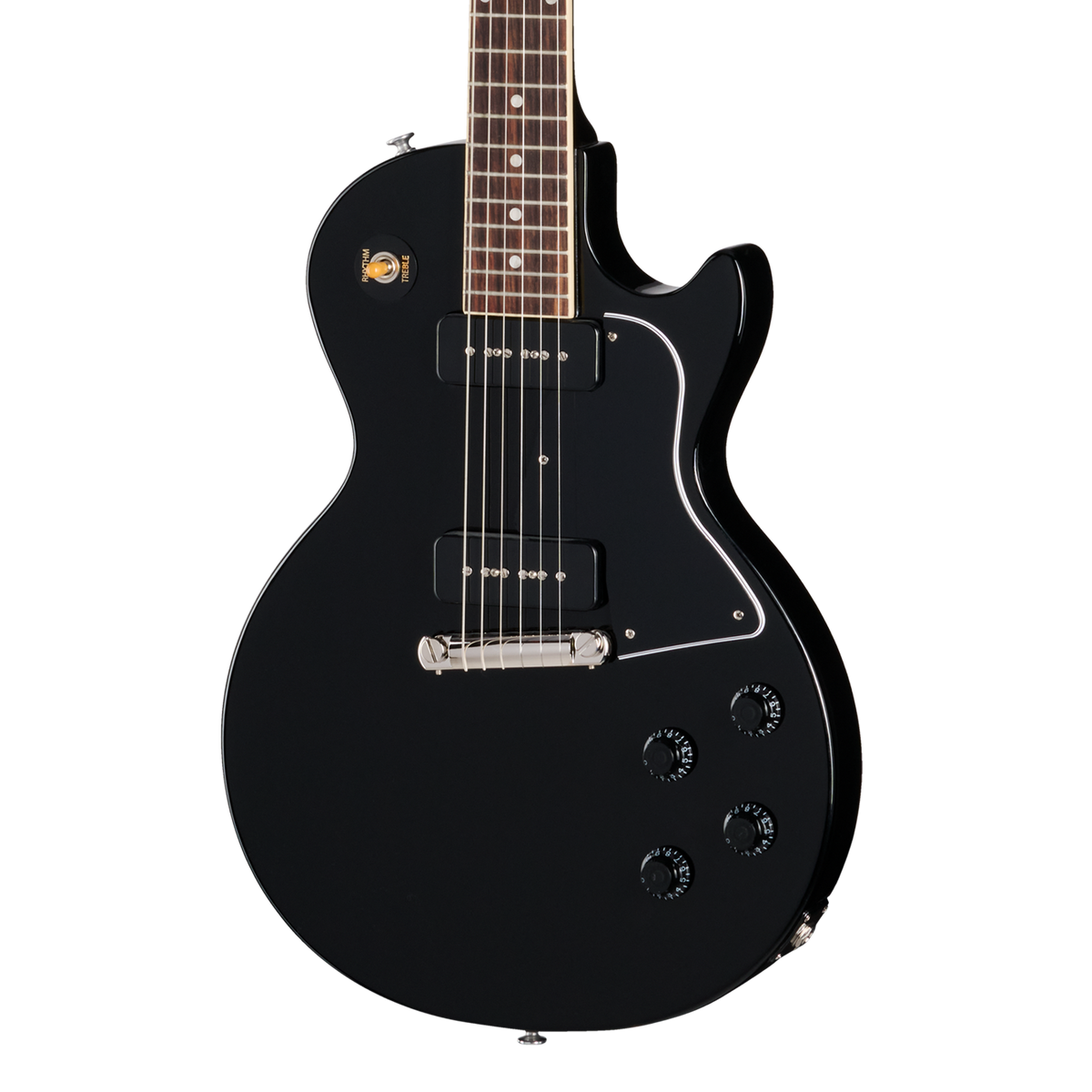 Front of Gibson Les Paul Special Ebony.
