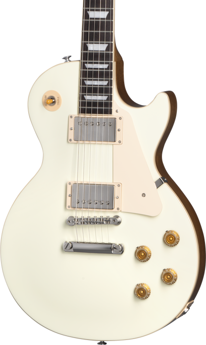 Front of Gibson Les Paul Standard 50s Plain Top Classic White Top.