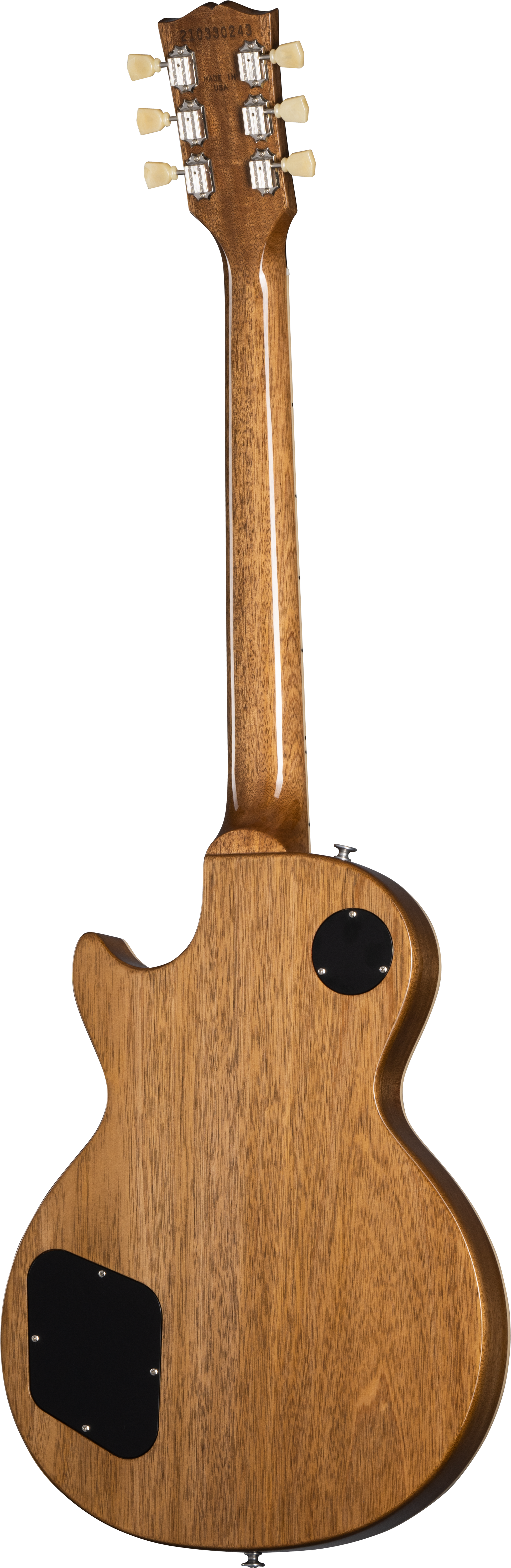 Back of Gibson Les Paul Standard 50s Plain Top Sparkling Burgundy Top.