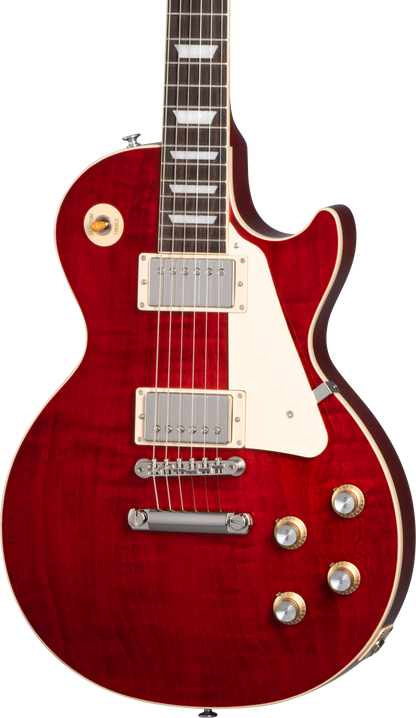 Front of Gibson Les Paul Standard 60s Figured Top 60s Cherry.
