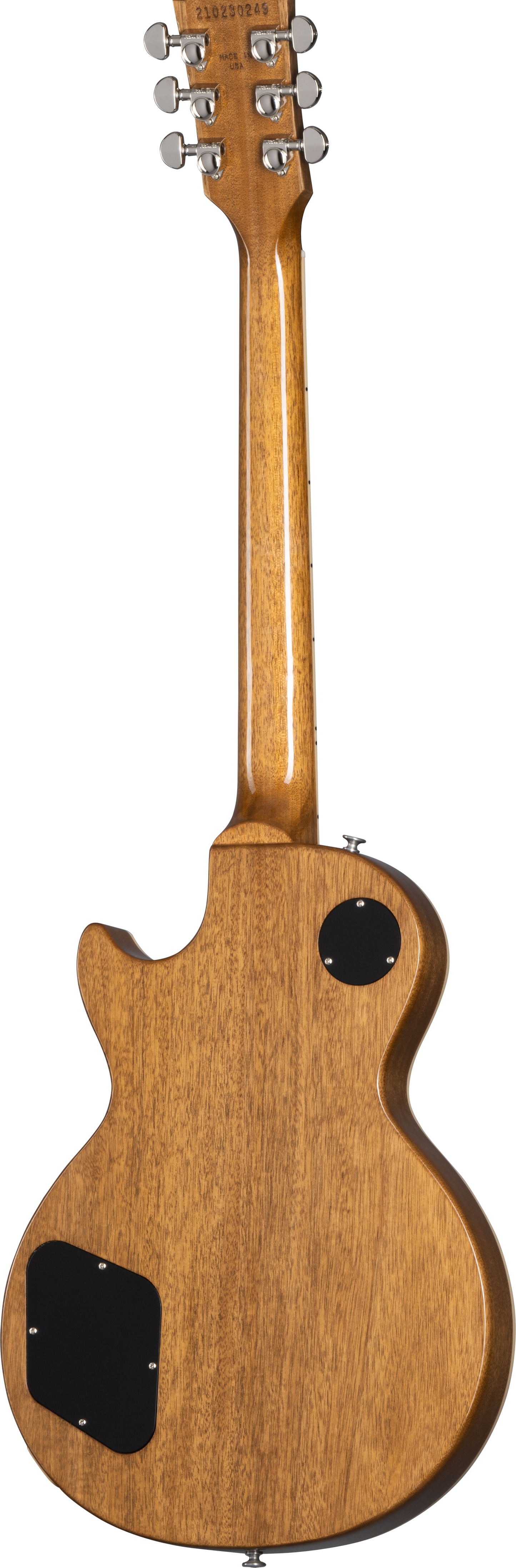 Back of Gibson Les Paul Standard 60s Figured Top Translucent Fuchsia.