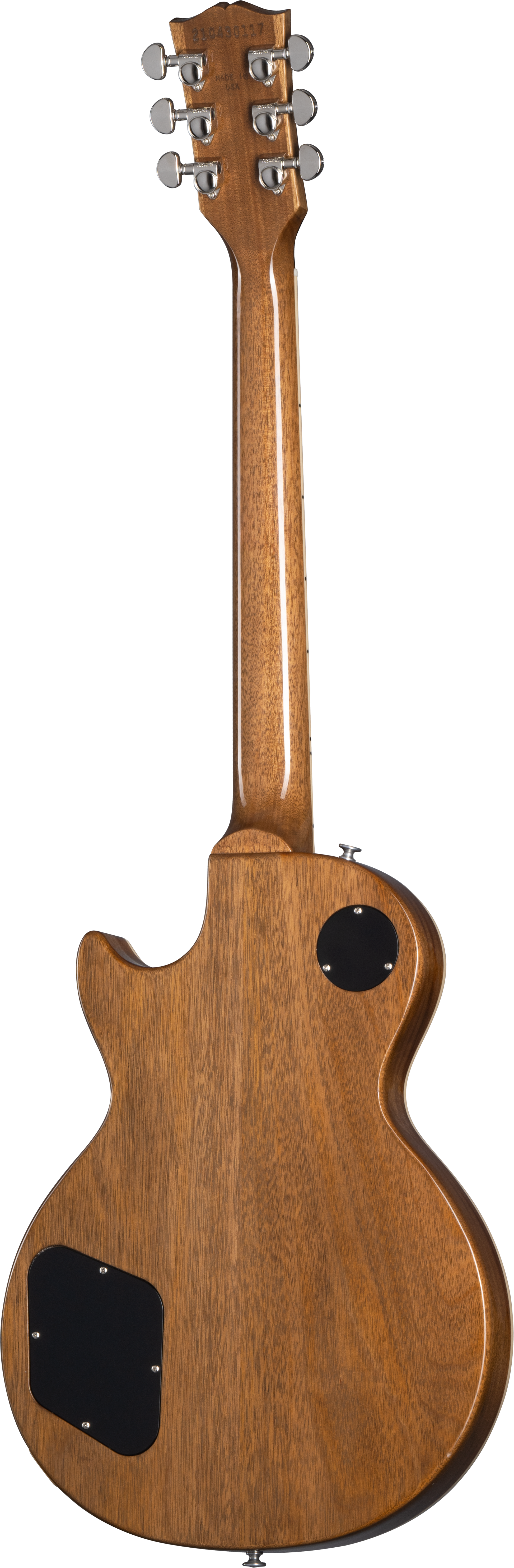 Back of Gibson Les Paul Standard 60s Plain Top Sparkling Burgundy Top.